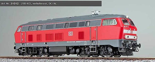 ES31012: H0 ~ Diesellocomotief  218 472, digitaal met geluid, 2-rail(gelijkstroom)