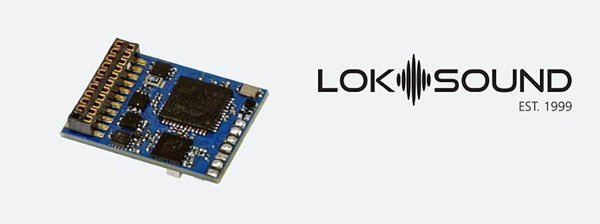 ES58219: LokSound 5 Functiedecoder DCC/MM/SX/M4 zonder geluid21MTC MTC-21 met luidspreker 11x15mm